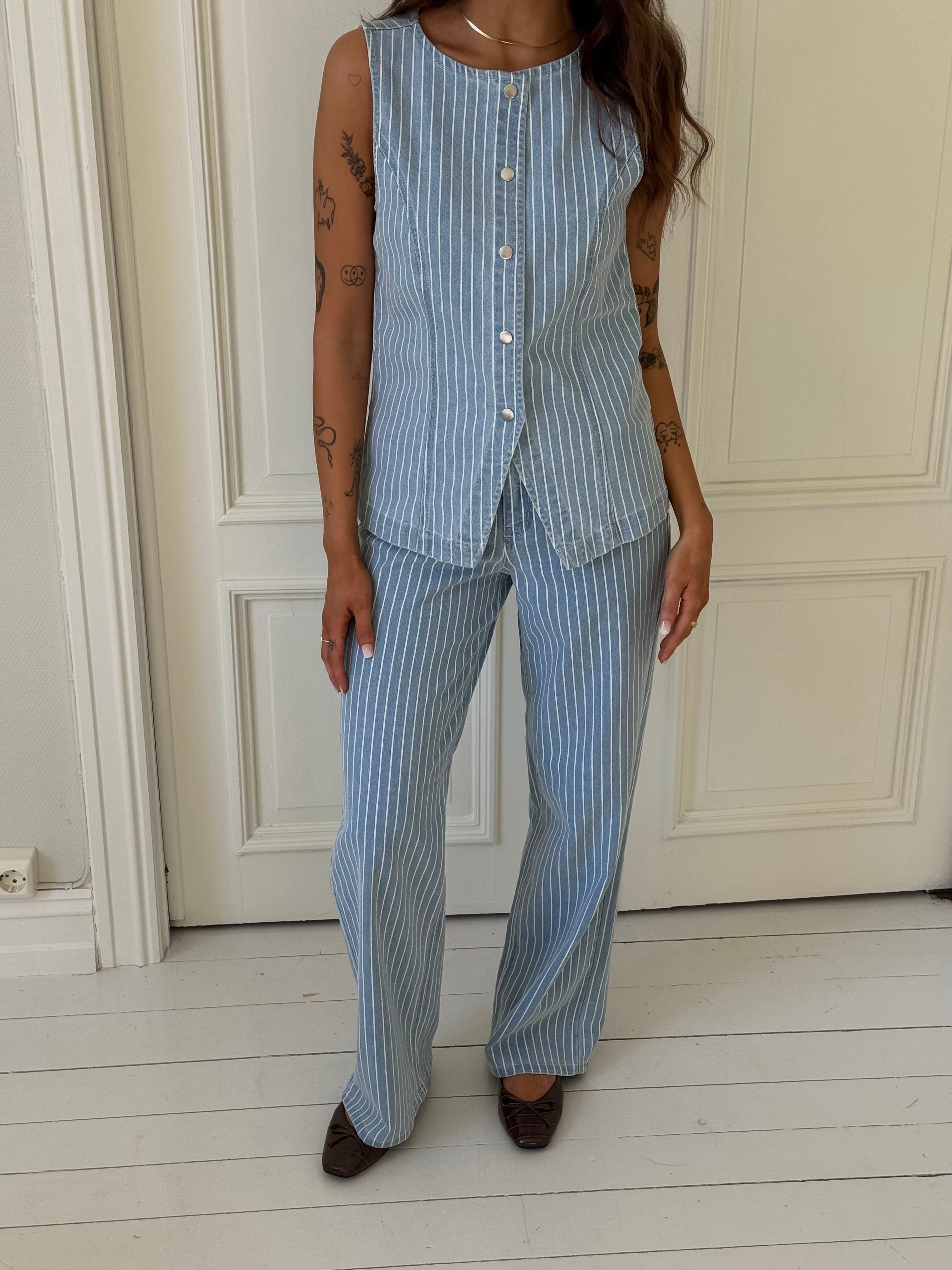 OBJSANNI Jeans - Light Blue Denim
